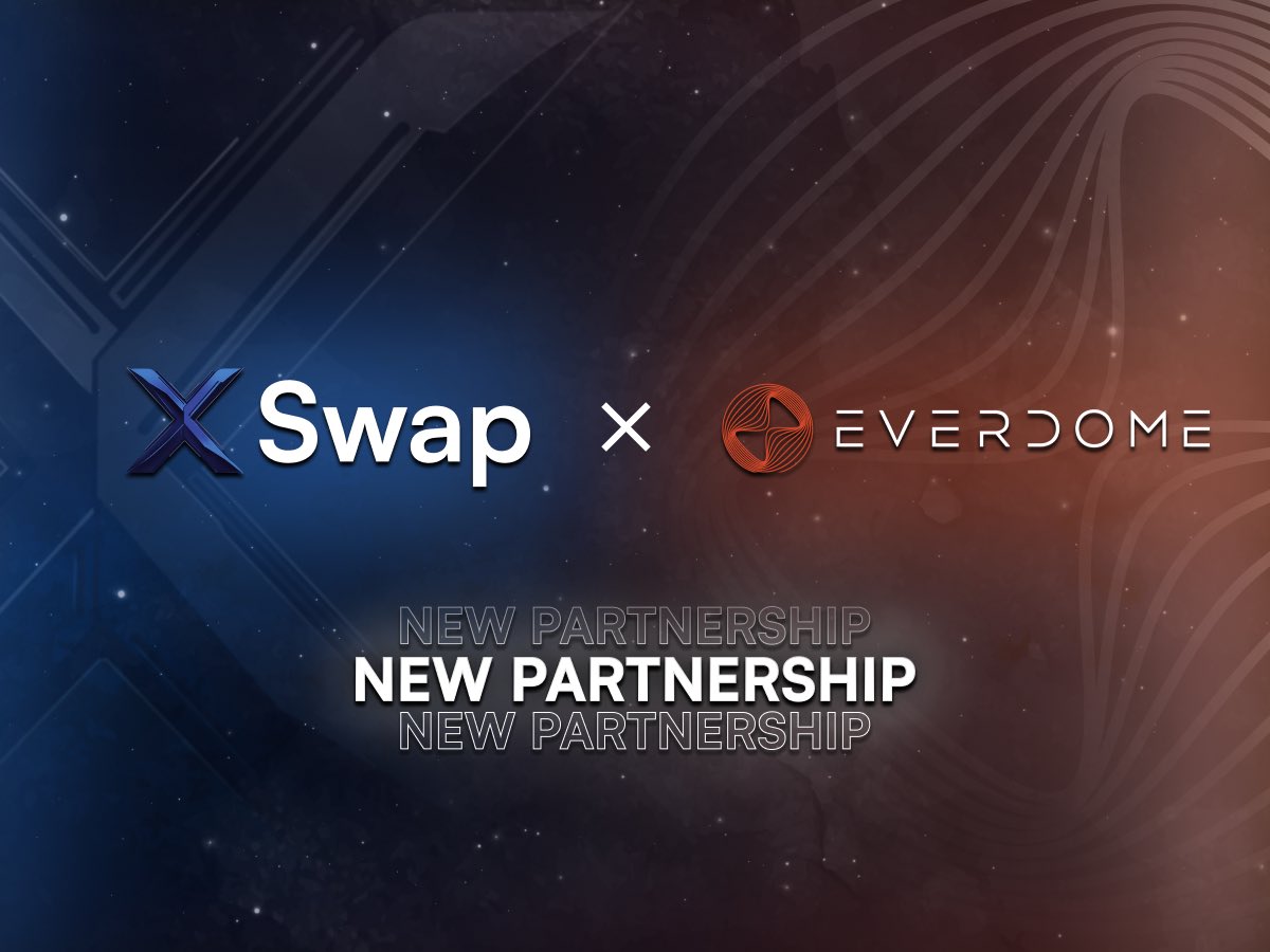XSwap x Everdome @Everdome_io is pioneering interactive metaverse spaces for all. That’s where DeFi crosses the Digital World. Stay tuned.