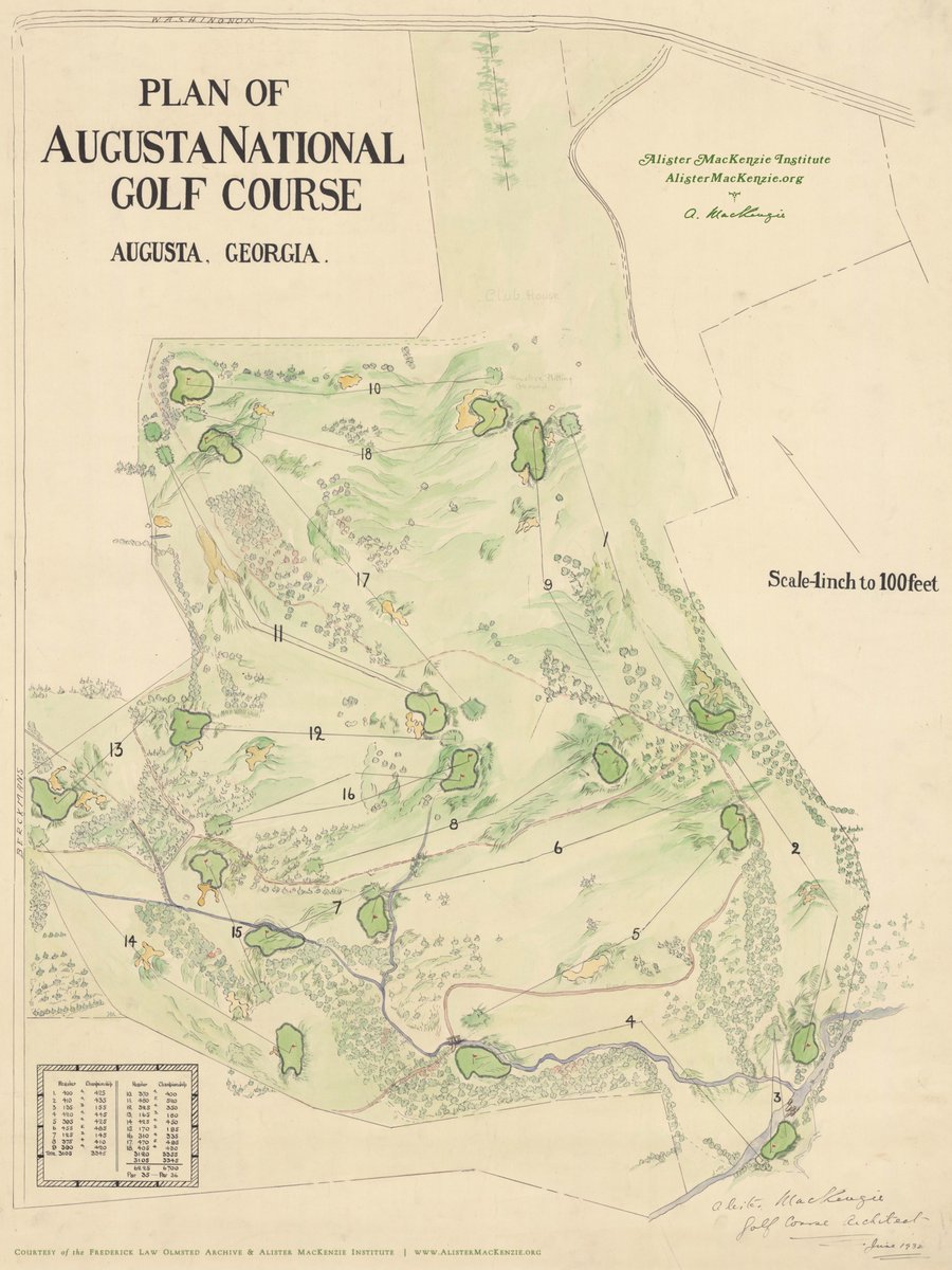 DoctorMacKenzie's tweet image. Here are some visual aides for anyone wanting a more interactive listening experience (nines are flipped on MacKenzie plan) @fried_egg_golf @garrett_TFE @AndyTFE @TheMasters #TheMasters