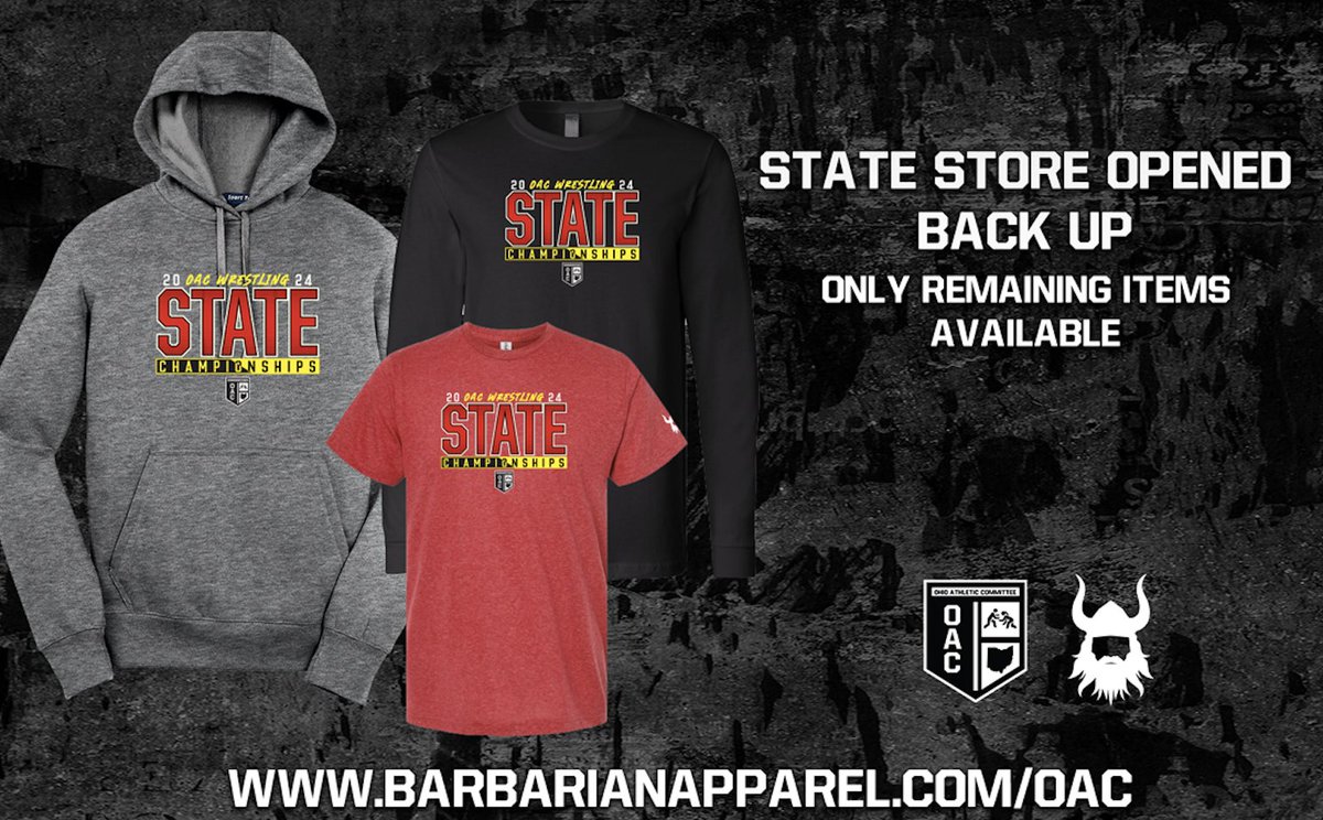 2024 Barbarian Apparel Gear back up. Remaining items available. oacstate.com/4cKD15K