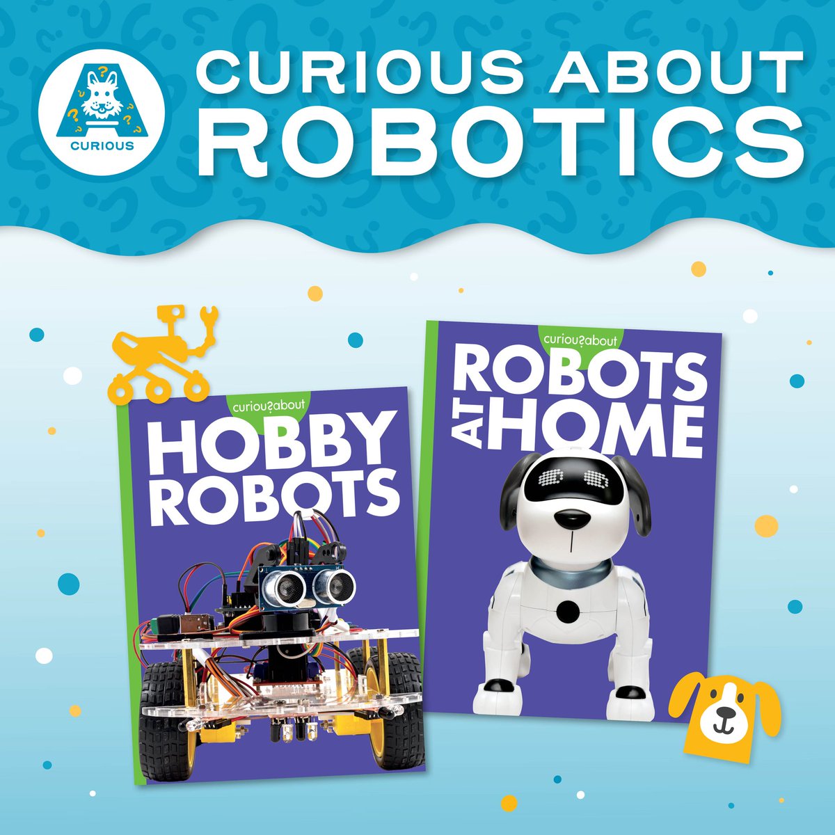 Introduce young readers and celebrate #NationalRoboticsWeek with Curious about Robotics! 'Recommended for elementary school, middle school, and community library non-fiction books in series collections for young readers ages 6-10.' —Midwest Book Review amicuspublishing.us/collections/cu…