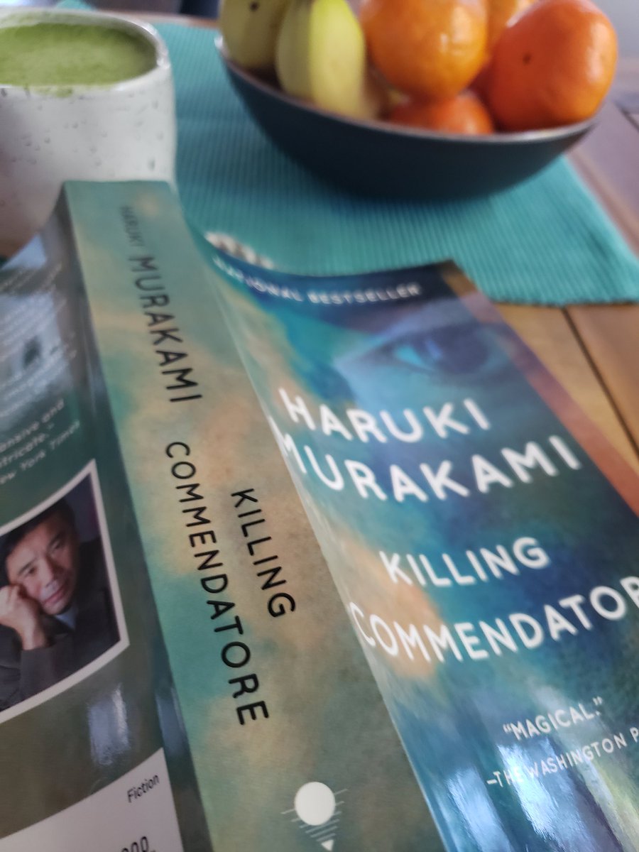 gracelalaland's tweet image. ...reading a few chapters while waiting for da dough to rise 
...........
#harukimurakami
#springread
#bookworm