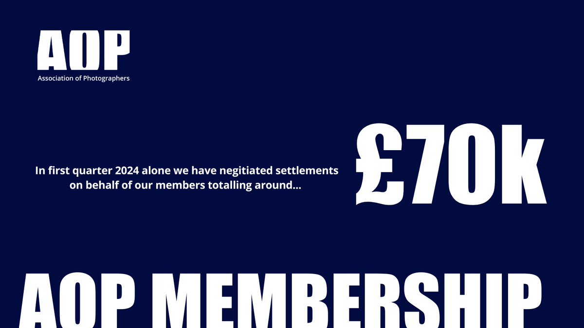 The Association of Photographers is a guiding force for professional photographers, and image-makers, on matters relating to business practice in still and moving images, whether from a practical, educational or legal basis. #AOPmembership #ProtectPromoteInspire #indispensable