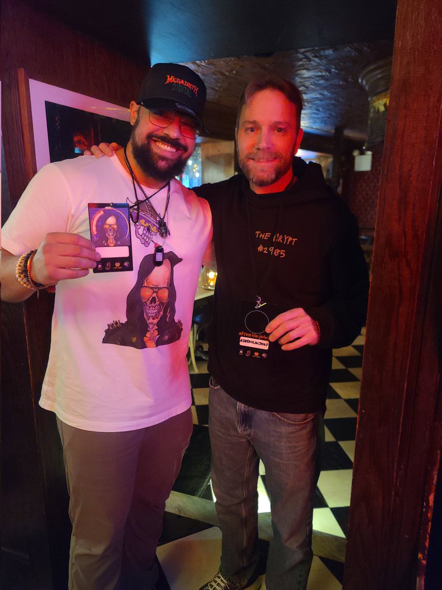 such a blast! Thank you so much <a href="/JillianValentin/">JillianValentin</a> &amp; <a href="/ThePhenomenalAV/">ThePhenomenalAV</a> for hosting the event &amp; having so many Legends in the house! I wouldn't have missed it for the world! Shout out to <a href="/LouiiKing/">Louis King</a> <a href="/LazyLionsNFT/">Lazy Lions 👑</a> <a href="/Doodlegenics/">Doodle</a> <a href="/NFCreeps/">Creepy Steve - NFC</a> <a href="/WickedCraniums/">Wicked Craniums</a> @NightManWins @TacoGala &amp;...