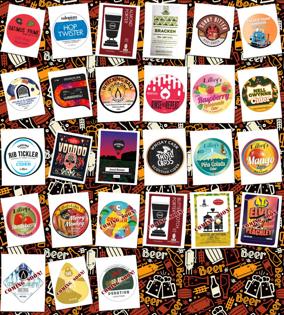 Beer EnGin (@beerengin1) on Twitter photo Beer Board: bit.ly/40kViyR
<a href="/TopRopeBrewing/">Top Rope Brewing</a> <a href="/SalopianBrewery/">Salopian Brewery</a> <a href="/northridingbrew/">northridingbrewery</a> <a href="/HophurstBrewery/">Hophurst Brewery</a> #FacersBrewery <a href="/ChapterBrewing/">Chapter Brewing</a> @vaultcitybrew <a href="/Lunebrewco/">Lune Brew Co.</a> <a href="/WishboneBrewery/">WishboneBrewery</a> <a href="/sandfordorchard/">Sandford Orchards</a> <a href="/cotswoldciderco/">The Cotswold Cider Co</a> <a href="/AscensionCider/">Ascension Cider</a> <a href="/ThistlyCross/">Thistly Cross Cider</a> <a href="/StHelensCAMRA/">St Helens & Districts CAMRA</a>
#RealAleFinder Beer Board: bit.ly/40kViyR
<a href="/TopRopeBrewing/">Top Rope Brewing</a> <a href="/SalopianBrewery/">Salopian Brewery</a> <a href="/northridingbrew/">northridingbrewery</a> <a href="/HophurstBrewery/">Hophurst Brewery</a> #FacersBrewery <a href="/ChapterBrewing/">Chapter Brewing</a> @vaultcitybrew <a href="/Lunebrewco/">Lune Brew Co.</a> <a href="/WishboneBrewery/">WishboneBrewery</a> <a href="/sandfordorchard/">Sandford Orchards</a> <a href="/cotswoldciderco/">The Cotswold Cider Co</a> <a href="/AscensionCider/">Ascension Cider</a> <a href="/ThistlyCross/">Thistly Cross Cider</a> <a href="/StHelensCAMRA/">St Helens & Districts CAMRA</a>
#RealAleFinder