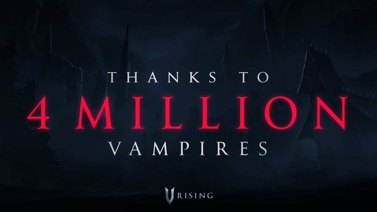 The eternal night is just getting started! Thank you for your devotion, Vampires!