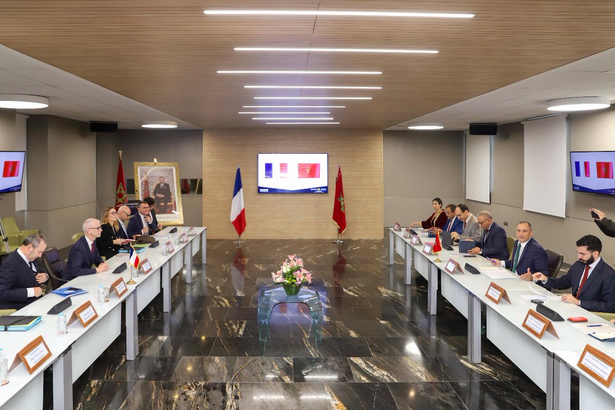 Ryad Mezzour | رياض مزّور (@mezzourr) on Twitter photo Echange fructueux ce matin avec M. <a href="/franckriester/">Franck Riester</a>, le Ministre français chargé du Commerce extérieur, de l'Attractivité, de la Francophonie et des Français à l'étranger, qui effectue une visite de travail officielle au Royaume du Maroc, à la tête d'une délégation de haut niveau. Echange fructueux ce matin avec M. <a href="/franckriester/">Franck Riester</a>, le Ministre français chargé du Commerce extérieur, de l'Attractivité, de la Francophonie et des Français à l'étranger, qui effectue une visite de travail officielle au Royaume du Maroc, à la tête d'une délégation de haut niveau.