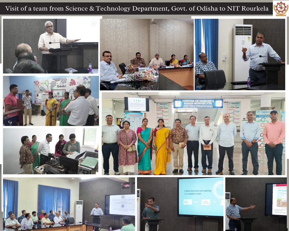 A team from the Science & Technology Department, Government of Odisha visited NIT Rourkela to evaluate the progress of the Innovation-cum-Incubation Centre Project. The delegates, Smt. Puja Mishra (Joint Secretary), Smt. Urmiprava Maharana (Dy. Secretary), Sri L.N Padhi (Senior…