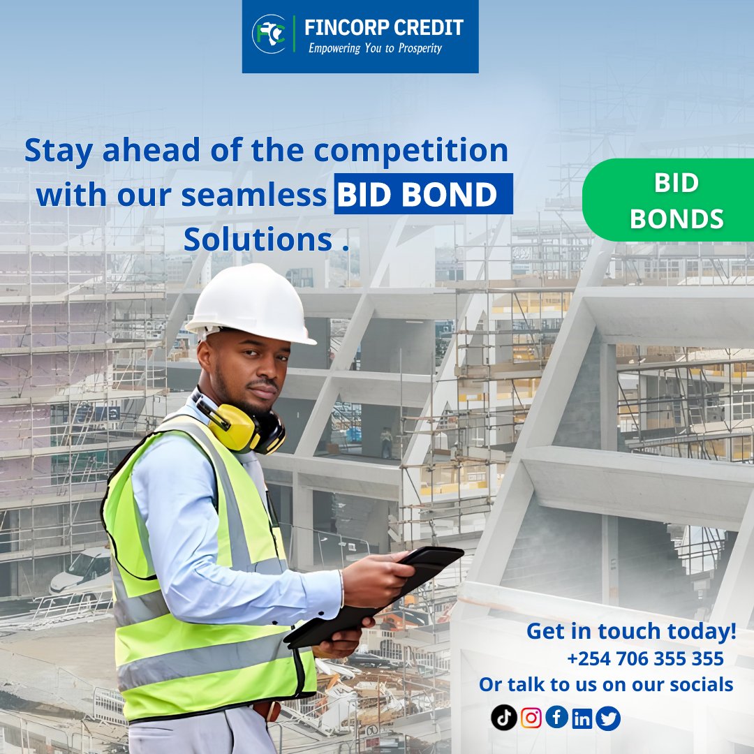 Stay ahead of the competition with our Seamless Bid bond solutions .Trust us to safe guardypur bids and secure your projects
#chapakazibilastress
#fastandflexiblefoods
#fincorpcredit