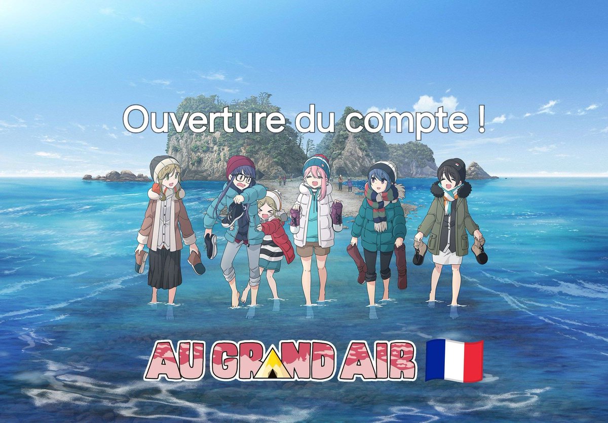 Bienvenue sur notre compte ! 👋 Ici vous trouverez tout ce qui tourne autour de la série Yuru Camp - Au Grand Air ! 🙇 Nous publierons des actualités autour de l'anime, du manga et même des produits dérivés ! Il y aura aussi quelques posts en rapport avec le camping 🏕️