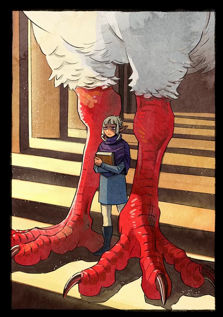 Delicious in Dungeon - New ending illustration by Ryōko Kui. Part 1 #ダンジョン飯 #deliciousindungeon #dungeonmeshi