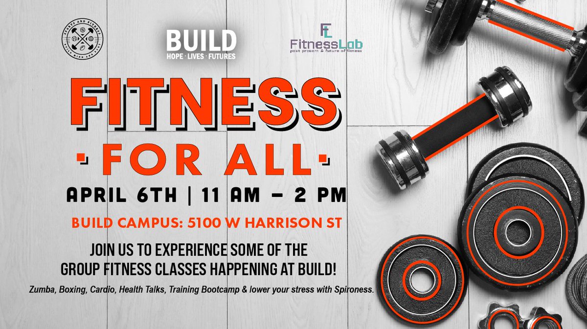 Join us this Saturday from 11am to 2pm! Participate in group #fitness classes like Boot Camp, #Cardio, #Zumba, and more! This is a FREE event! Download the schedule here: bit.ly/4cAl35Y