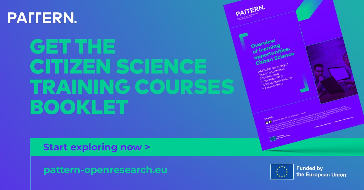 Over 60 trainings await to take your #research to new heights. 🔍 Whether you're a novice or an expert, there's something for everyone. Your journey into impactful #science starts here. Check this booklet's 5 best courses: 📥 pattern-openresearch.eu/visual_materia… @CORDIS_EU @REA_research