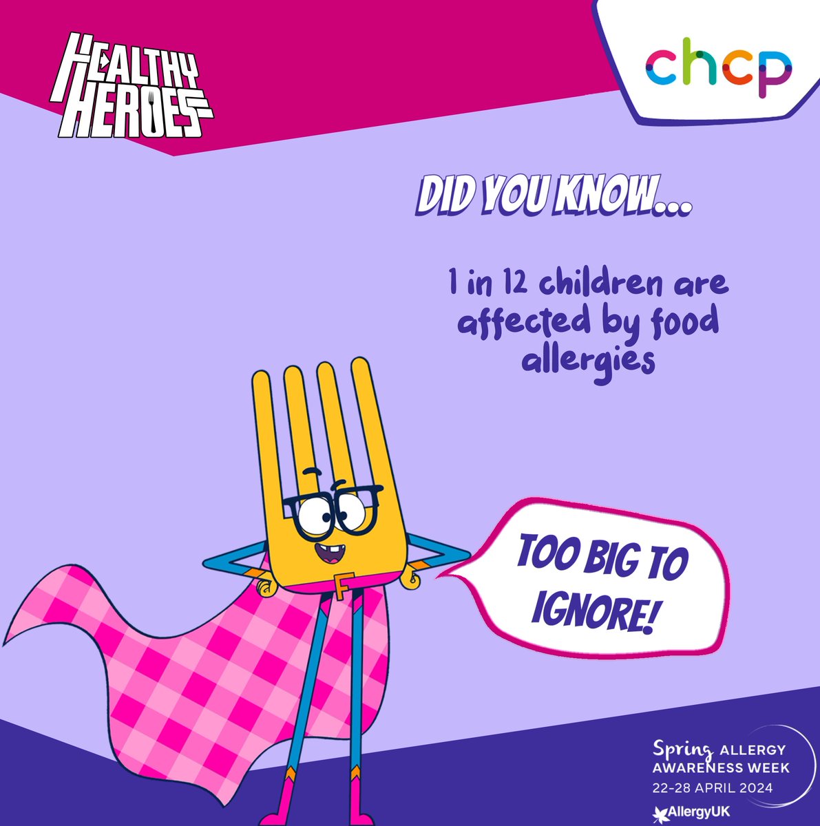 It's Allergy Awareness Week! @allergy_uk  is shouting louder than ever why allergies are #toobigtoignore

The UK ranks in the top 3 globally for the highest incidence of allergies. 

Join us in adding your voice to make a difference.
#toobigtoignore #itstimetotakeallergyseriously