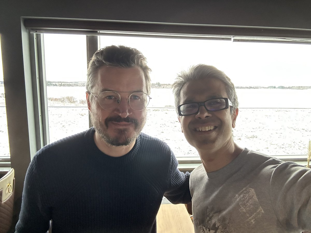 There’s few people who are more interesting to chat to over breakfast than the brilliant @DesmetMattias In Iceland ahead of conference we’re speaking tonight attended by mainstream media journalists. The #GreatFreeSet from corporate psychopathic tyranny continues 👊