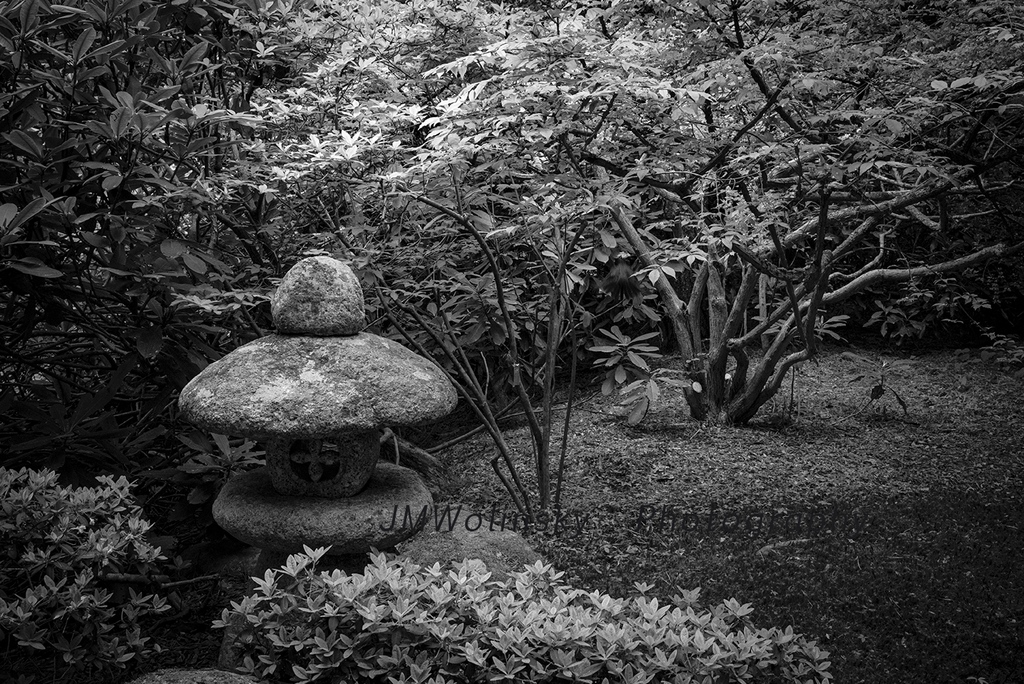 #ASTICOUGARDEN-#JAPANESE ARTWORK BW can be found in #SealHarbor, #Maine. The gardens were created by Charles K. Savage in 1957. Charles had a strong liking to Japanese gardens, hence the resemblance of this garden to a Japanese stroll garden.