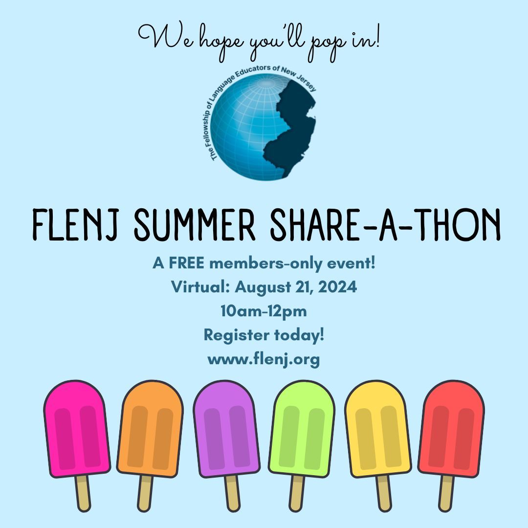 Mark your calendars, FLENJ members!😎 Not a member? Click here to join or renew today!👉buff.ly/3BZZ5bj