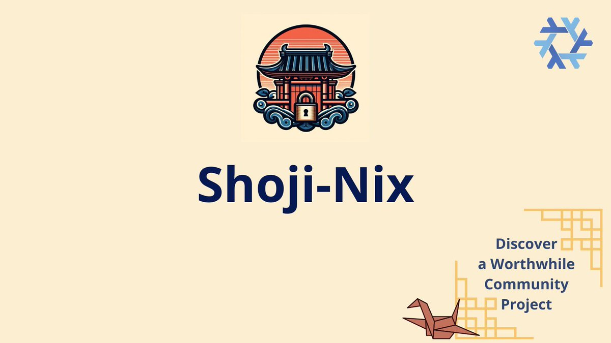 Check out Shoji-nix—an experimental SSH Key Management Module for Nix. This module offers a method to encrypt and store SSH keys in your Nix configuration repository. More details available here: buff.ly/3U0zrwK