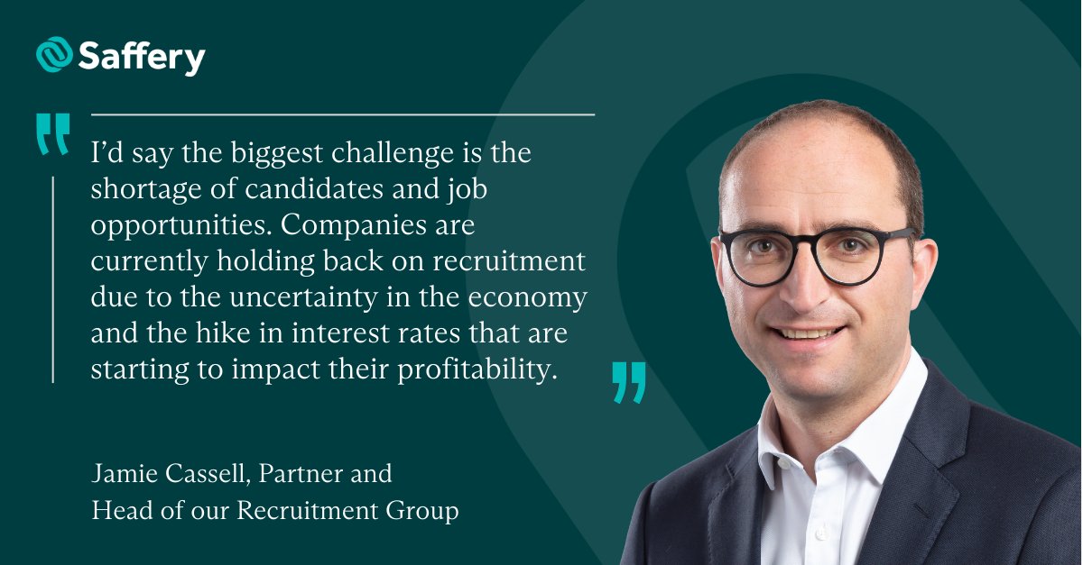 Jamie Cassell, Head of our Recruitment Group provides his insight into the biggest challenges and opportunities facing companies operating in the recruitment sector: ow.ly/yQW250R7nah #recruitment #ai #MandA #merger #acquisition