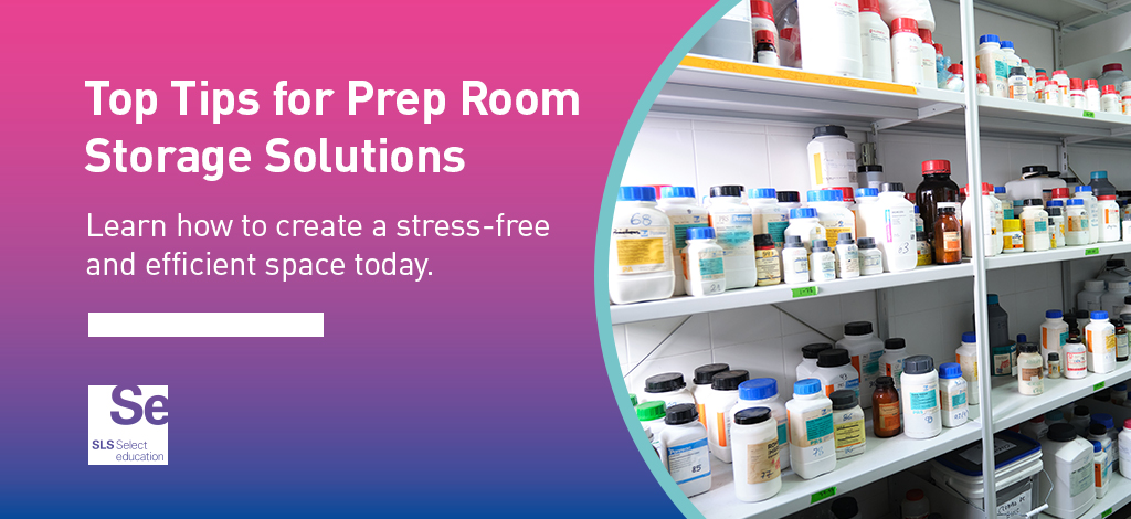 SLSSelectEd's tweet photo. Does your school lab need a spring clean? We provide expert Top Tips on prep room storage solutions and organising your workspace for success ✨

Read more 👇
https://t.co/N9EJ5S3Aez 

#LabTips #CleanLab #LaboratoryMaintenance #OrganizedLab https://t.co/F8Jq0Xr7Hp