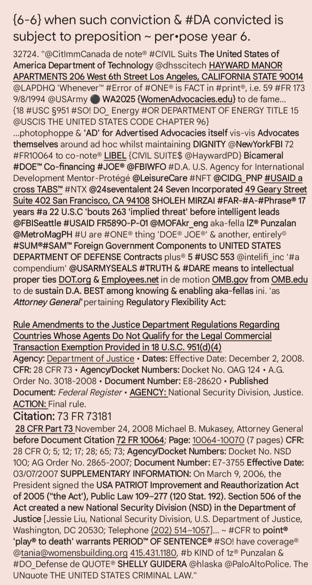 M17_Lpunzalan's tweet photo. 4424."@DFAPHL #par-#a-#phrase® 22 #USC 263 @previewph 79 #FR76091 @CIDG_PNP...
{#HR4547}
...es~tete gains #CAPITAL™ IN general factotum. @MetroMagPH what must deny #DNS &amp; #ISP @USArmy #DOJ 28 #CFR pt.73 #NSD @FBIWFO 18 #USC 951: #NFT estoy #tabs bien magnifico si, 1z® Punzalan?" https://t.co/dXDa2sNRCy