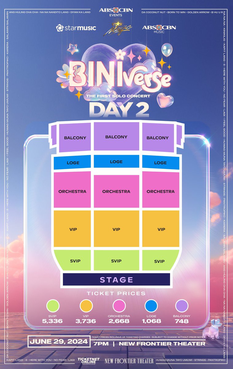 ABSCBNNews's tweet photo. JUST IN: Star Music just announced that the highly anticipated first solo concert of @BINI_ph entitled 'BINIverse' will have a second day set on June 29, 2024  

Ticket selling for Day 2 will start on April 9, 3PM. | via @mjfelipe  https://t.co/BYRDb3aCRb