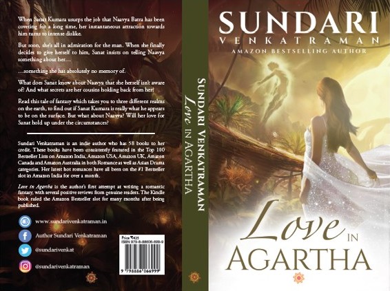 #LoveinAgartha #Paperback #KindleUnlimited    #romancebooks #romancenovels #bestseller  #SundariVenkatraman “Thanks,” she said breathlessly, looking up to see who it was, her honey brown eyes going wide when they lit upon the good-looking stranger’s face. amazon.in/dp/B083G8HHW5
