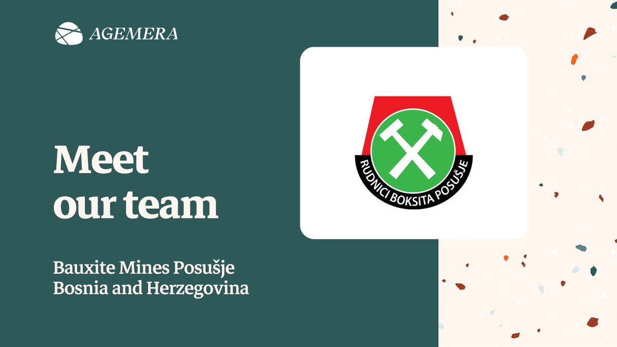 #MeetTheAGEMERATeam 🙌 Today get acquainted with our second partner from Bosnia and Herzegovina 🇧🇦: Bauxite Mines Posušje! They are part of our field research work and are working alongside other partners on data processing and applications & the organisation of public events.