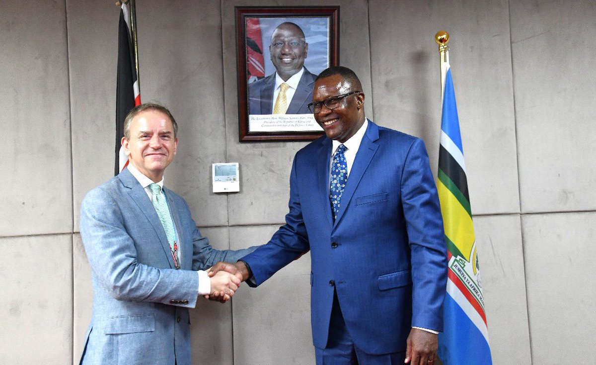 MoICTKenya's tweet photo. Speaking as the Head of delegation, Mr. Stephen Jackson, UN Resident Co-ordinator in Kenya stated that UNESCO is planning to launch a program dubbed DigiKen, with an aim to foster a thriving Kenyan digital platforms' ecosystem that contributes to good governance https://t.co/tTumwL3ged