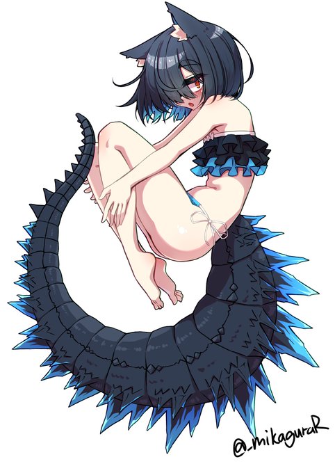 旅写真でメディア欄を埋めたので再掲
水着ミカグラちゃん編 