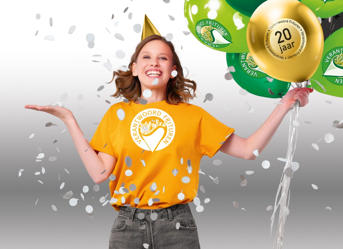 De campagne Verantwoord Frituren bestaat 20 jaar! Dat willen we vieren want we zijn supertrots op wat we met z'n allen hebben bereikt.  De komende weken staan in het teken van dit jubileum dus houdt deze pagina goed in de gaten.