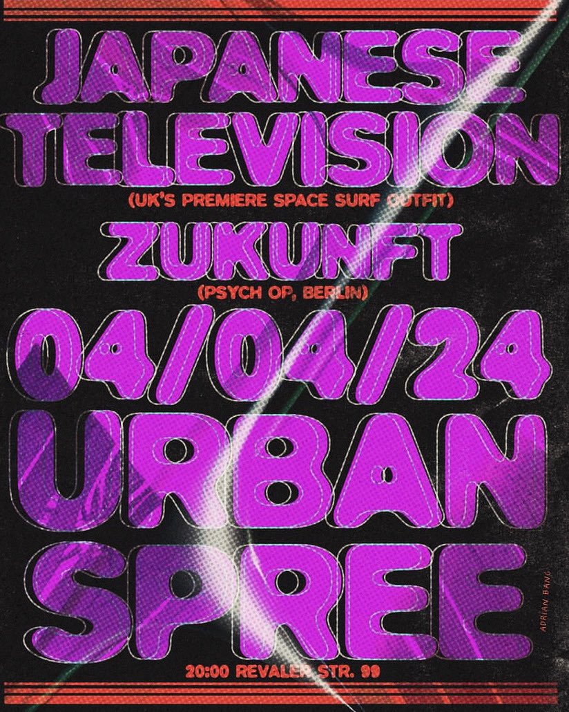 🌴💥🌴BERLIN🌴💥🌴 See you tonight at @Urban_Spree Support from the excellent Zukunft