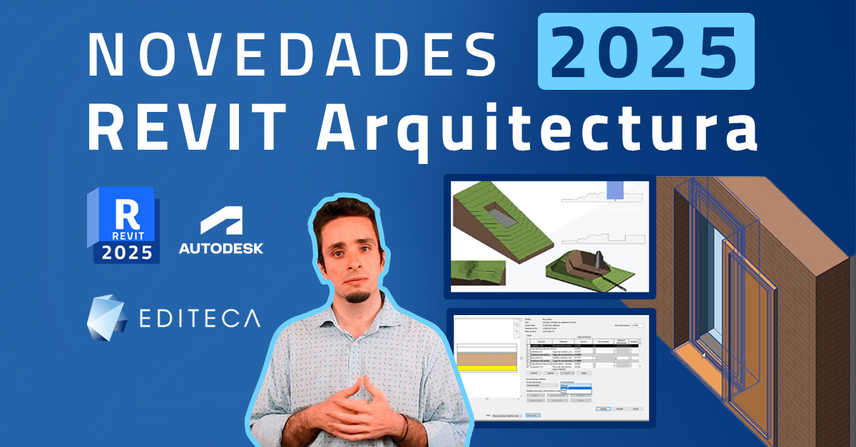 ¿Quieres conocer las novedades que hemos visto en #Autodesk #REVIT #2025 en la disciplina de Arquitectura 🏘️? Nuestro docente Adrián de Santiago te lo cuenta en nuestro nuevo vídeo de YouTube 🎥: youtube.com/watch?v=m8NFVy…