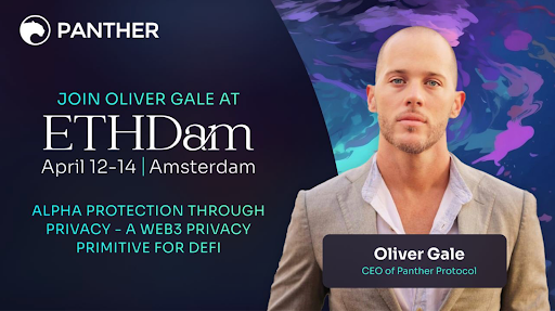 ZKPanther's tweet photo. We are happy to announce that our Co-Founder @OriginalOlii has been invited to take the stage at @CryptoCanal's ETHDam on April 13, to share his insights on alpha protection through privacy for DeFi users.

We are looking forward to seeing you all in Amsterdam! 🇳🇱 https://t.co/QzIBDj5kHy