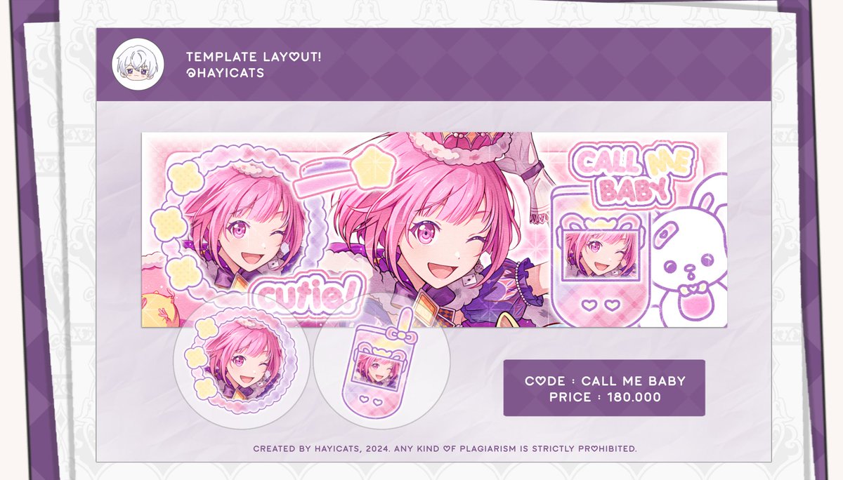 help repost please? thanks! 🪄

haloo aku ada template layout 2D yang lagi flash sale nih. price nya bisa dilihat di alt yaa, terimakasih! 🌷

t. #zonauang #zonaba #zonajajan