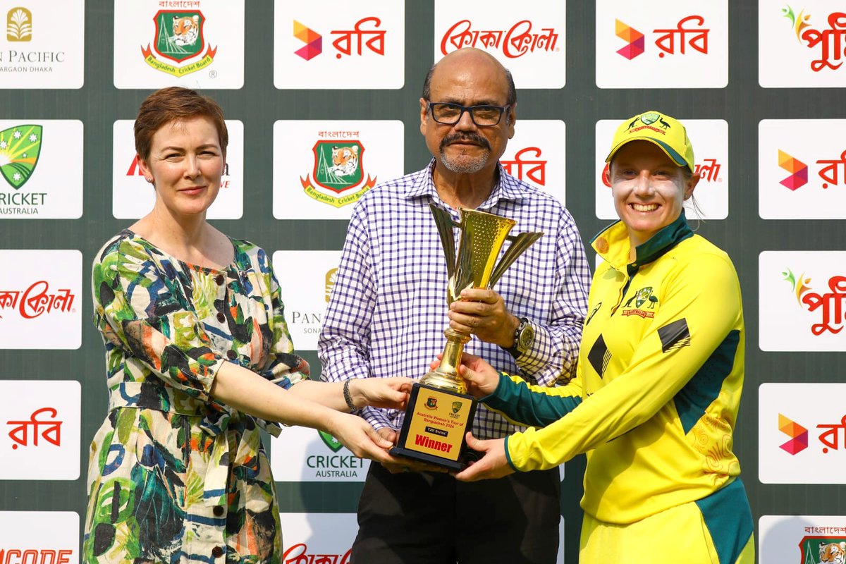 Australia Women’s Team Tour of Bangladesh 2024 Australia Women won the T20i Series 3-0 #BCB #Cricket #BANWvAUSW #LiveCrcket #HomeSeries #T20Iseries #womenscricket