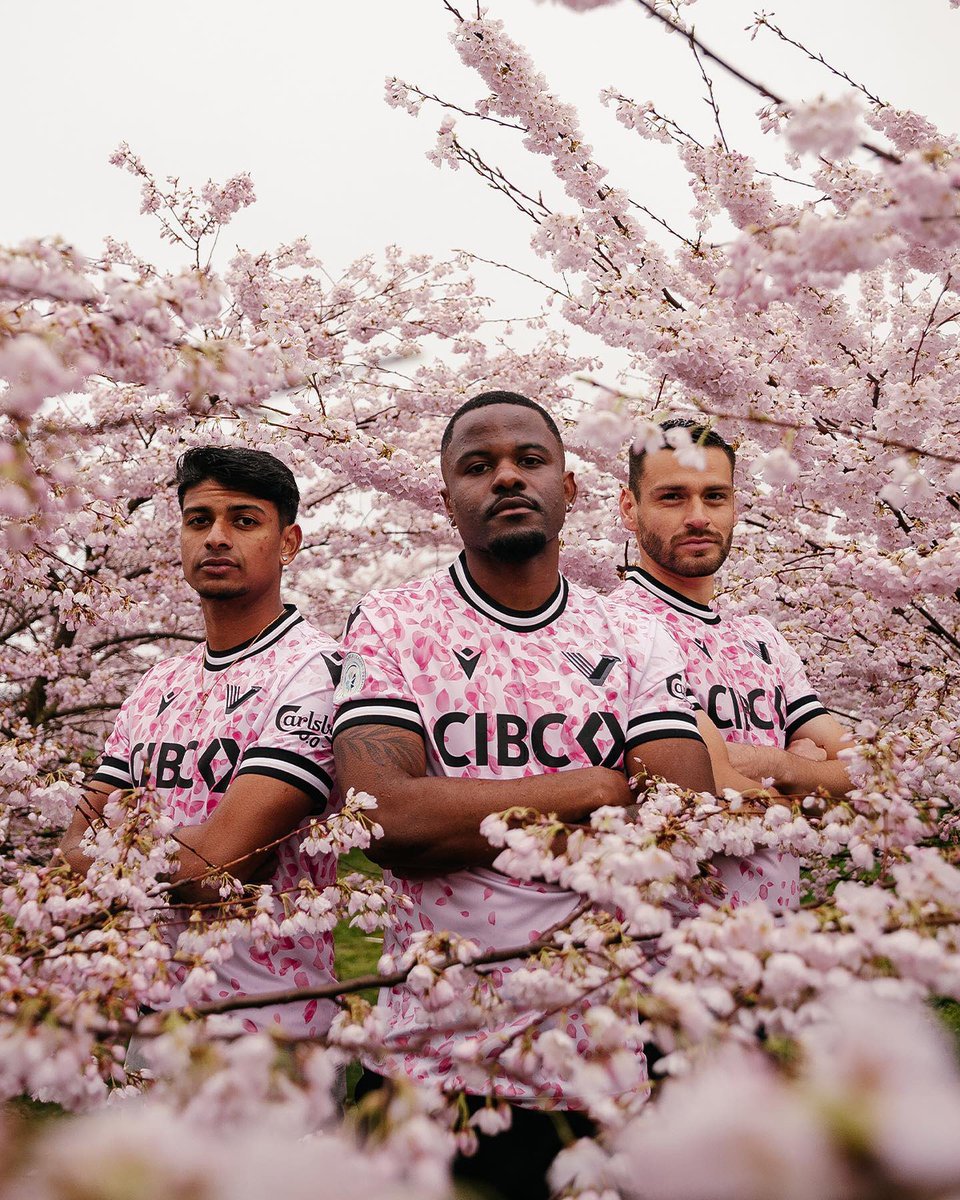 Vancouver FC’s new away shirt has dropped 🌸