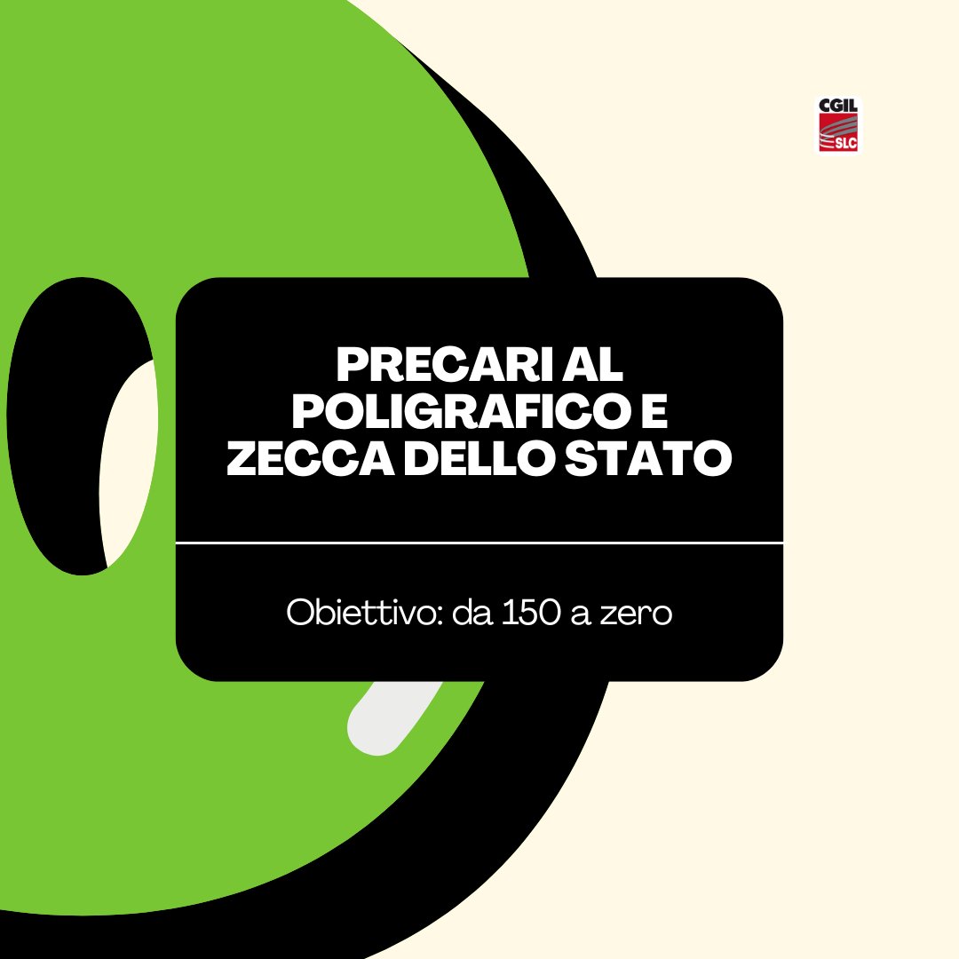 🟥 La stabilizzazione non rappresenta soltanto un contratto, ma dignità, rispetto e il riconoscimento che ogni lavoratore è parte essenziale di un progetto più ampio. Ecco perché Slc Cgil si fa portavoce dei 150 lavoratori precari dell' @IPZS 👉 tinyurl.com/mtrkzjru