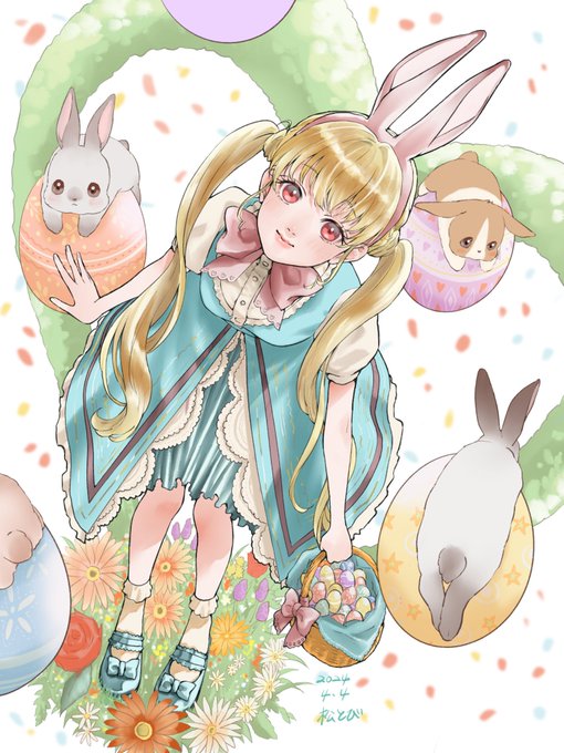 「easter egg」 illustration images(Latest｜RT&Fav:50)