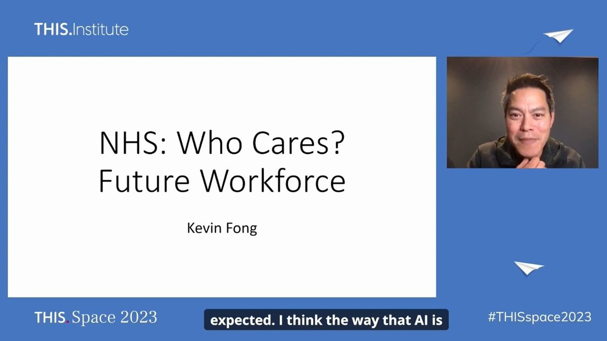 When it comes to planning a future workforce strategy, what does good look like? And how can healthcare improvement research play a part in it? Watch the THIS Space 2023 keynote by @Kevin_Fong ths.im/4axOjZH