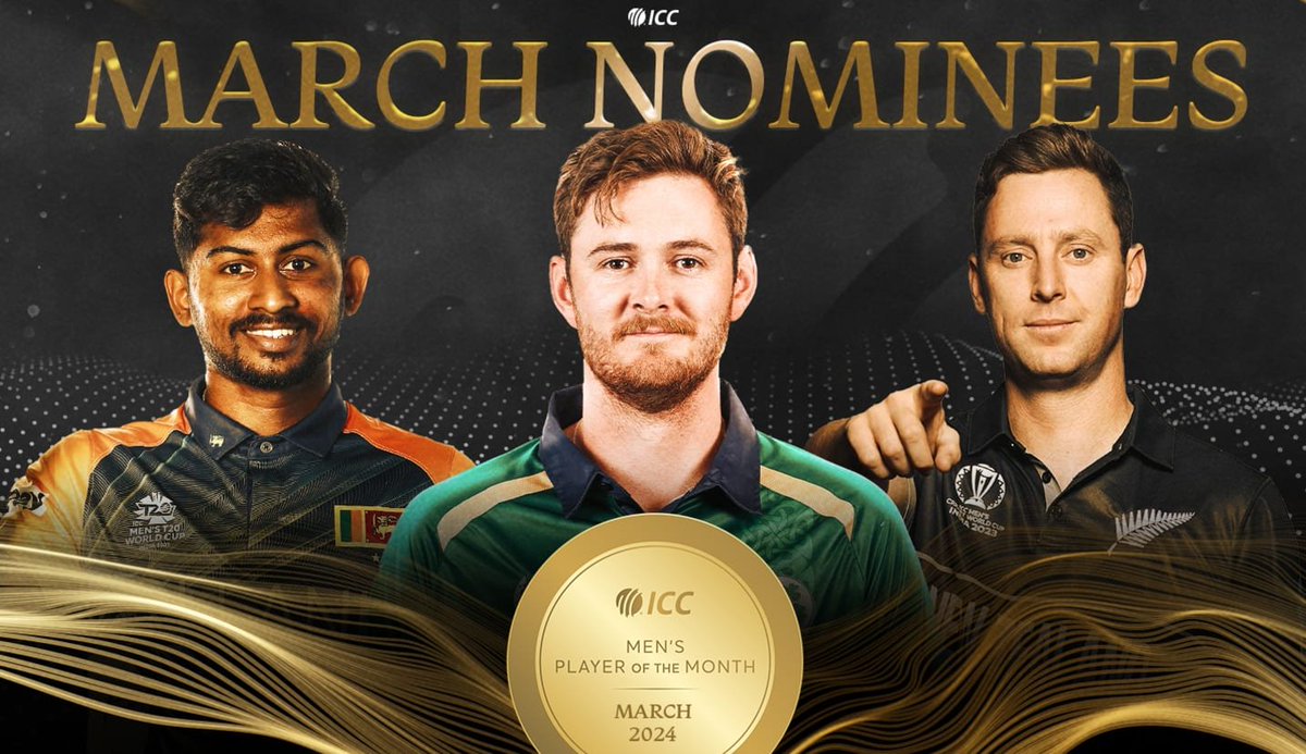 OK, Irish cricket fans, you know what to do! Our own Mark Adair has been nominated for ICC Men's Player of the Month, so now get in there and vote for him! 👉 Vote here: bit.ly/4al6Yrq #GoSparky #BackingGreen ☘️🏏