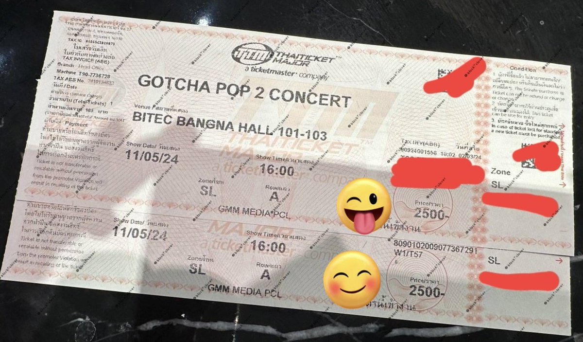 ว่าจะรีวิวตั้งแต่วันกดแล้ว แต่รอไปเอาบัตรก่อน
ได้บัตรมาเรียบร้อย ขอบคุณมากนะคะ
แล้วเจอกันเด็กๆ 🥰 #BUSbecauseofyouishine 

#มักเน่รีวิว
#GOTCHAPOP2