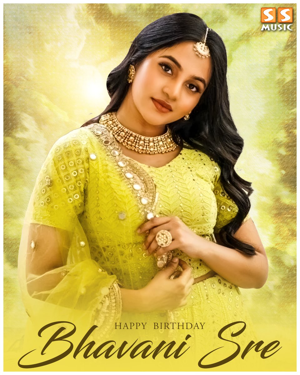 Wishing a Very Happy Birthday To The Talented Actress @BhavaniSre 😍 . #HBDBhavaniSre #HappyBirthdayBhavaniSre #BhavaniSre #Viduthalai2 #SSMusic