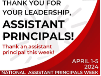 Our assistant principals are top notch! Thank you for all that you do to make our schools awesome places for teaching and learning.