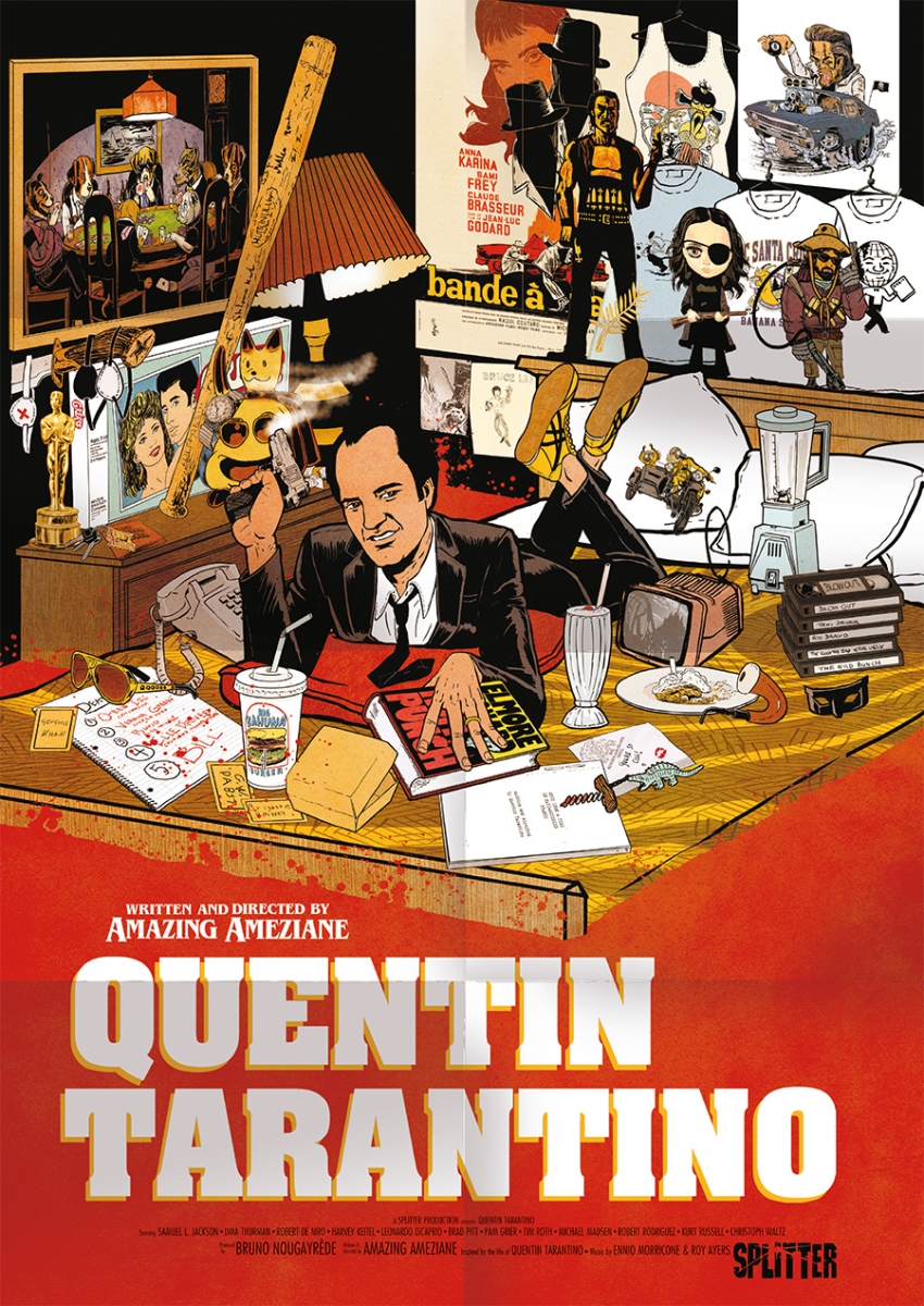 Quentin Tarantino - eine Graphic Novel-Biografie des Kult-Regisseurs von Autor &amp; Zeichner Amazing Ameziane; im @SplitterVerlag; Rezi: comicleser.de/?p=12478
<a href="/Ameziane_one/">Amazing Améziane</a> #QuentinTarantino #graphicnovel