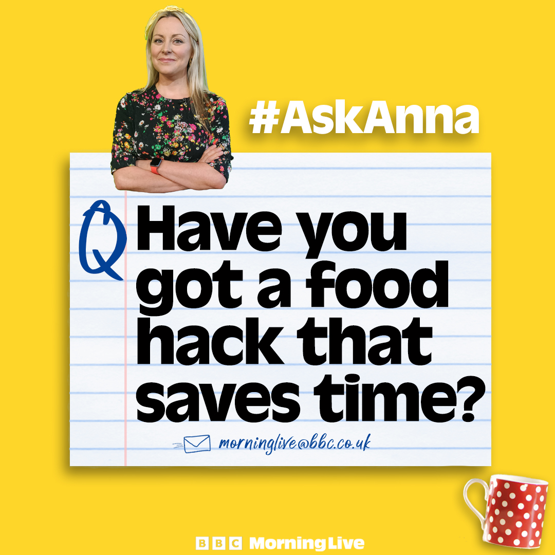 Chef @Anahaugh will be joining us on Monday with her kitchen hacks on how to whip up a mouthwatering meal in minutes. Have you got a food hack that saves time? Let us know!