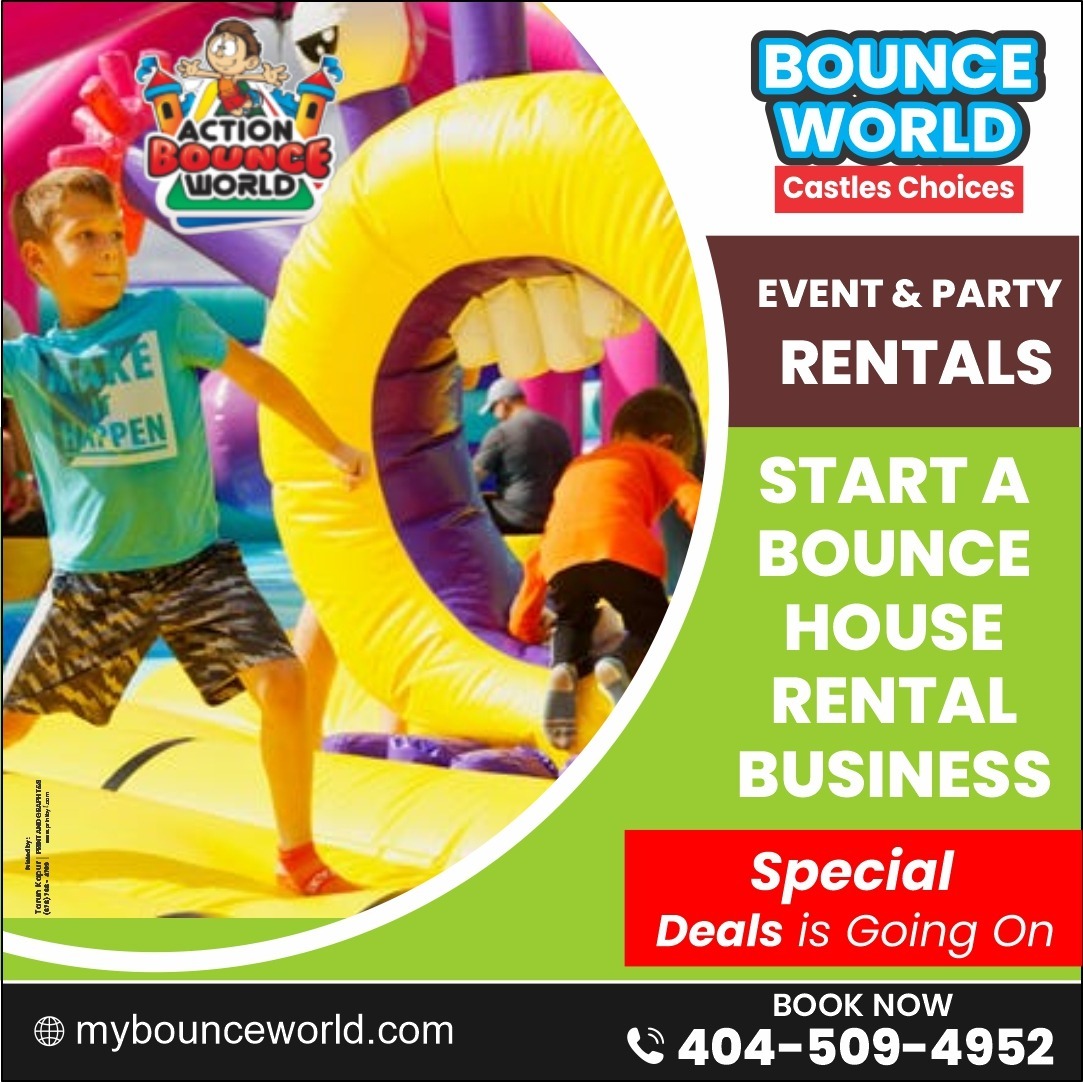 Get ready to bounce and party! 🎉 Special deals now available on event & bounce house rentals. Book yours today! 🏠
.
.
Tags
#BounceIntoTheFun #PartyWithUs #BounceHouseFrenzy #OutdoorPlaytime #FamilyEntertainment #JumpAndPlay #MyBounceWorld #FunForAllAges #atlanta #GA #USA