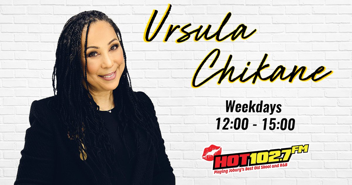 On air 𝒏𝒐𝒘! Join Ursula 'Brown Sugar' Chikane as she takes you through to 15:00!