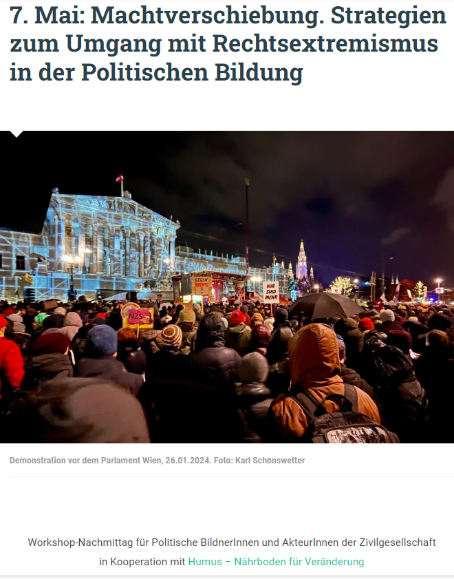 Politische Bildung (@aktionstage_pb) on Twitter photo Geballte Frauenpower bei den #atpb24:
Bianca Kämpf/<a href="/doew_at/">Dokumentationsarchiv</a>, <a href="/laramoeller91/">Dr. Lara Kierot</a>/<a href="/univienna/">Universität Wien</a>, Kathrin Brock & Nima Obaro/Peregrina, Sonja Luksik/ @oegpb setzen sich im Vorfeld von #EP2024 und #NRWahl in dem WS-Nachmittag mit #Rechtsextremismus als #PolitischeBildung-Thema auseinander👇 Geballte Frauenpower bei den #atpb24:
Bianca Kämpf/<a href="/doew_at/">Dokumentationsarchiv</a>, <a href="/laramoeller91/">Dr. Lara Kierot</a>/<a href="/univienna/">Universität Wien</a>, Kathrin Brock & Nima Obaro/Peregrina, Sonja Luksik/ @oegpb setzen sich im Vorfeld von #EP2024 und #NRWahl in dem WS-Nachmittag mit #Rechtsextremismus als #PolitischeBildung-Thema auseinander👇