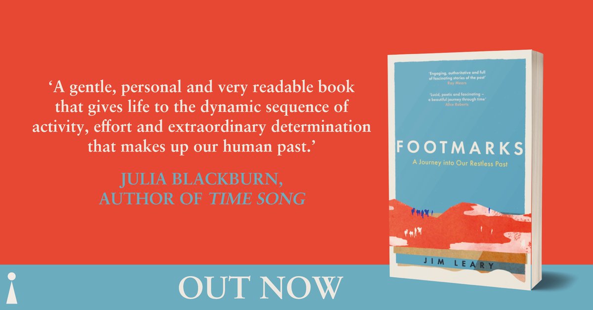 We often think of the past as static, but @Jim_Leary traces our irrepressible restlessness in #Footmarks. Go on the long distance journey, through the past 3.5 million years, to see how movement has shaped our world. Out now in paperback: bit.ly/4aD3Zu4