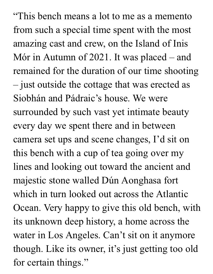 Colin and his love for The Banshees of Inisherin✨☘️

You can read the article here 
👇🏻🧡
thegloss.ie/asiam-colin-fa…

#TheBansheesOfInisherin
#ColinFarrell